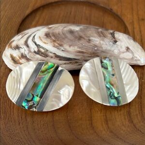 Abalone and Mother of Pearl Earrings